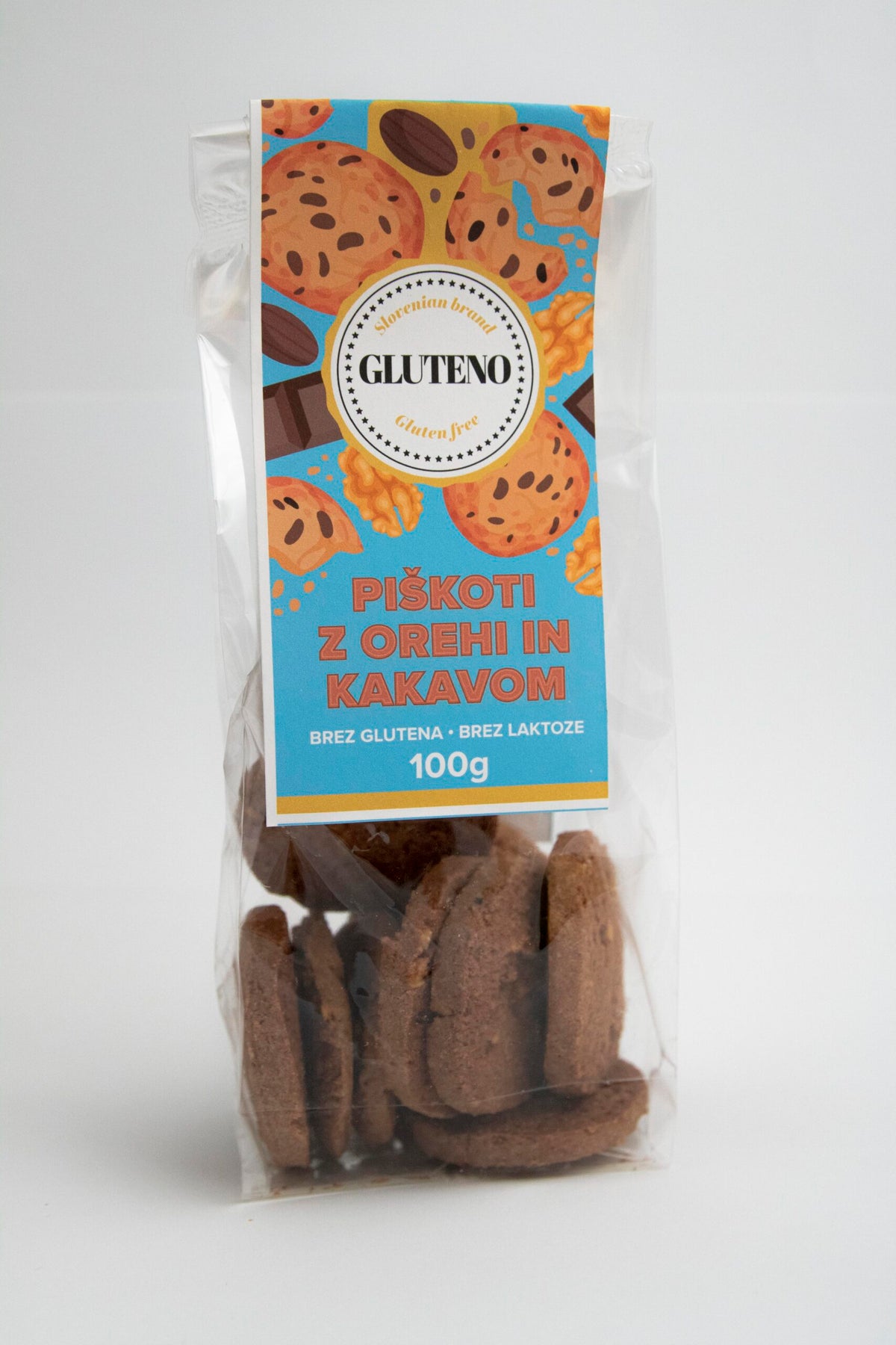 Walnut and cocoa biscuits 100g