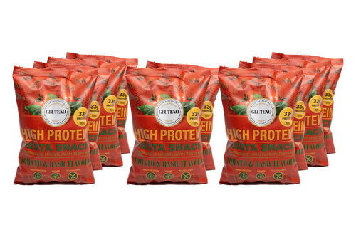HIGH PROTEIN PASTA SNACK - TOMATO & BASIL x 10