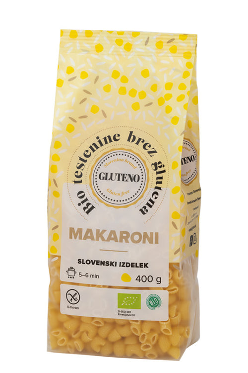 BIO Testenine Brez Glutena – Makaroni