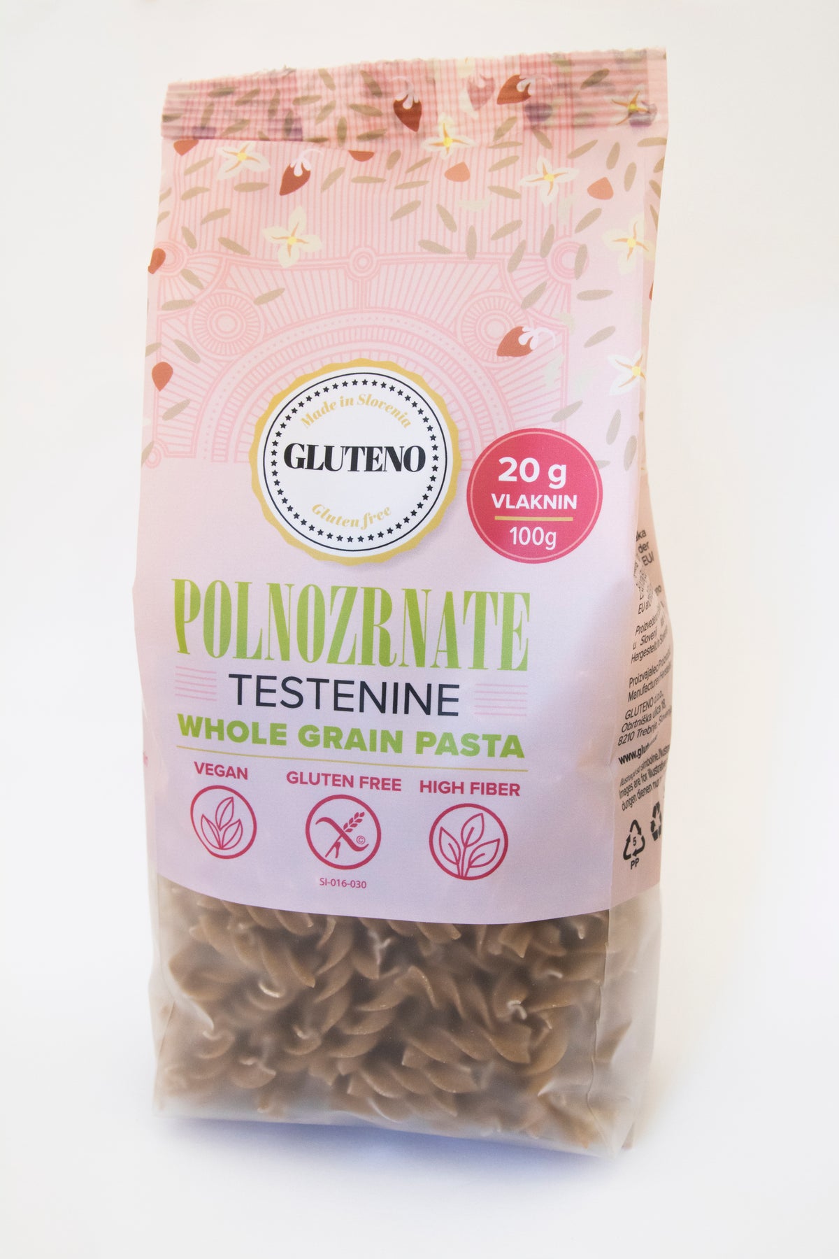 BIO Polnozrnate testenine brez glutena