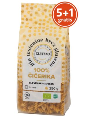 BIO testenine brez glutena 5+1 GRATIS